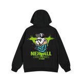 Autumn Punk Panda Printed Hoodie For Men New In Harajuku Fashion Fleece
