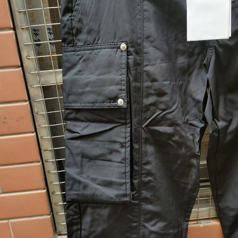 high new men 2023 classic alyx 1017 9sm zip up metal cargo comfortable cotton parkour sweat casual pants sweatpants tag 571 urban active pants