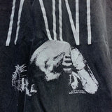 Skatercore Top – Saint T Shirt Men Woman 2024Ss High Quality Wash Black Skull – Urban Streetwear for Men & Women