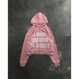 Anime Aesthetic Tee – Harajuku Pink Letter Hoodies Women Streetwear Vintage Oversi – Streetwear Fashion for Men & Women