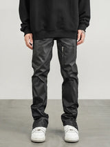 mens pants new casual hip hop punk trousers bottom zippers pants streetwear harajuku fashion bike high street pant joggers sporty tapered joggers