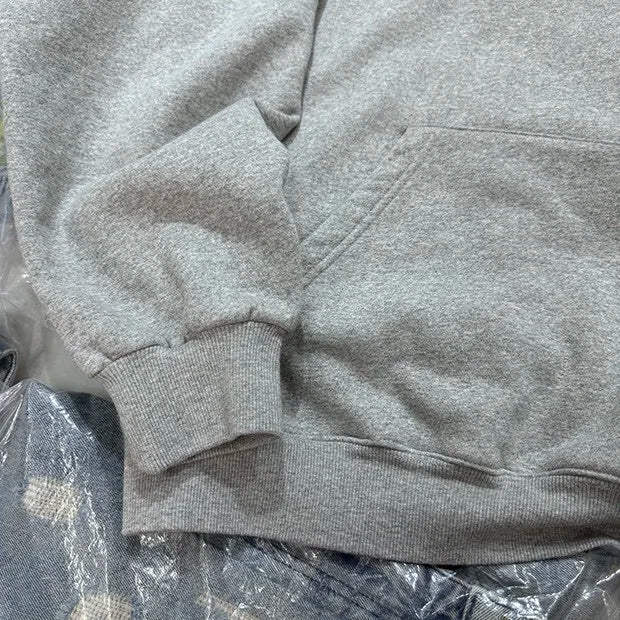 Hip-hop fashion hoodie with oversized drip-style lettering