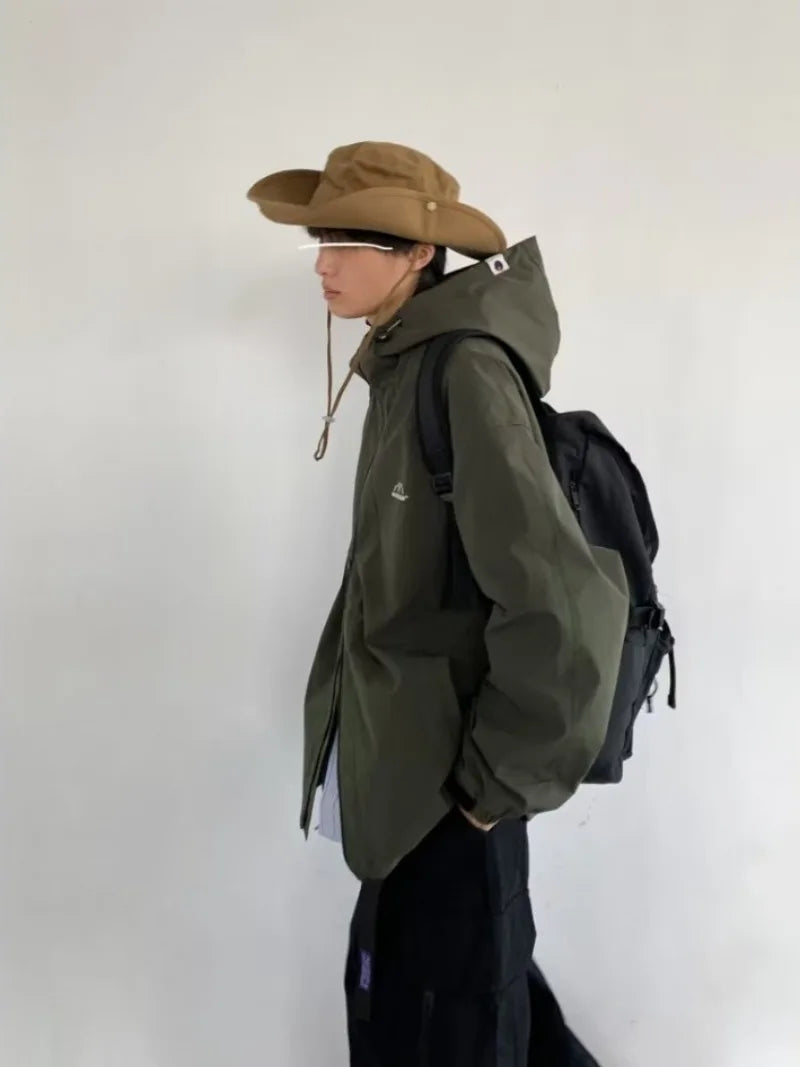 double-layer hoodie, fall/winter staple, vintage
