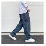 hip hop straight denim jeans pants fashion zipper paisley jeans streetwear mens new casual loose trousers jean pants joggers unique joggers style 4059