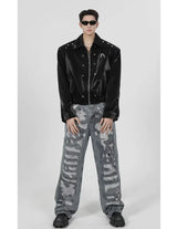checkered varsity coat, layered streetwear look, trendy