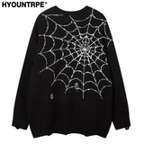 hip hop knitted sweater mens winter o neck harajuku pattern pullover streetwear casual loose pullover sweaters jumper knitwear unique limited edition hoodie, high quality cotton pullover, trendy hip hop style outerwear