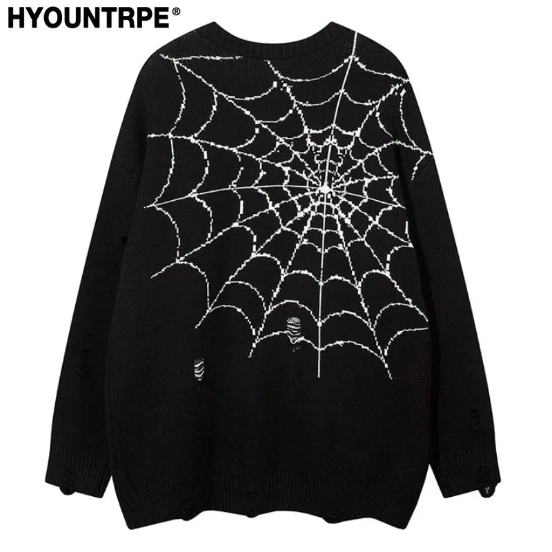 hip hop knitted sweater mens winter o neck harajuku pattern pullover streetwear casual loose pullover sweaters jumper knitwear unique limited edition hoodie, high quality cotton pullover, trendy hip hop style outerwear