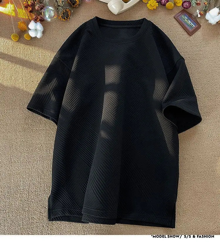 Sadcore Vintage anime – 2023 Summer Men T Shirt Short Sleeve Loose Fashion New Desig