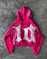 Harajuku Streetwear Tenthseries Zip Hoodie Y2K Clothes Womens Gothic K