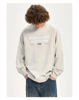 American Ins Personalized Hip-hop Heavy Cotton Round Neck Autumn Winter Sweatshirts for Men and Women Y2K Loose Thickened Tops