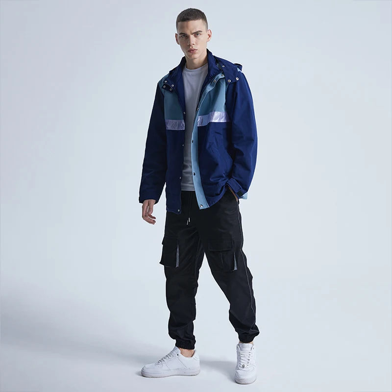 Parka fleece urban graffiti hooded oversized