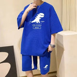 Cyberpunk Aesthetic piece – Summer Man Tracksuit Cartoon Streetwear Hip Hop Rock Casual
