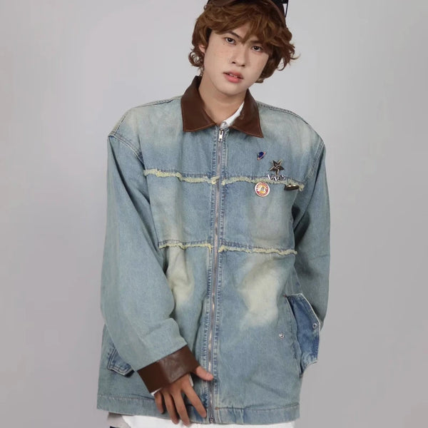 graphic winter jacket, 2025 streetwear trend, cool weather