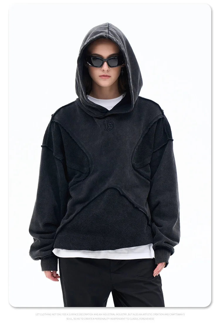 Reverse Design Process Solid Color Hoodie | Viral Graphic Hoodie Drop