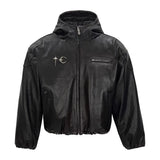 New 2024 Men Metal THUG CLUB Pu Leathers Zippers Bomber Coats & Jackets / Down Shirts Cotton Warm Winter Size 1 2 3 #745 stre - variant style a7c04b for streetwear fashion