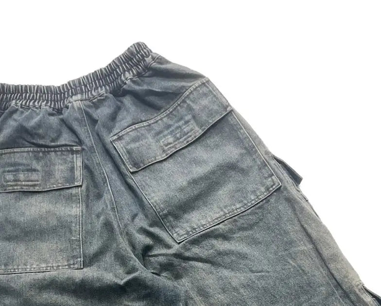 2024 brand new rick denim zipper pocket fit straight pant jeans cotton denim pants comfort casual jeans size s m l u37 stacked flare jeans