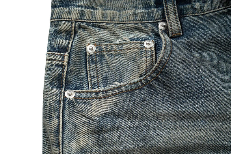 Harajuku Streetwear Washed Dirty Baggy Blue Jeans for Men and Women Straight Vintage Casual Denim Trousers Ropa Hombre Cargos
