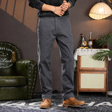 men american retro handsome loose casual business pure cotton pants japanese amikaji fashion straight cargo pant trouser unique cargo style 2521
