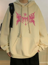 American Goth Printed Mens Pullover Hoodies Hip Hop Fashion Oversized
