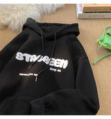 2024 New Letter Printed Hoodies For Men and Women Autumn Y2K Streetwear Hooded Sweatshirts Fleece Vintage Fashion Pocket Hoody