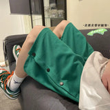 2023 summer new light luxury fashion pants men shorts casual loose beach pants all match boutique clothing simple style unique shorts style 3758