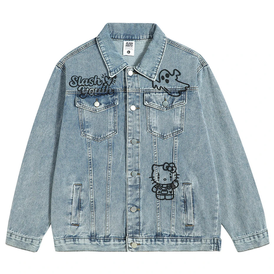 streetwear - fit premium b169b4 high unisex design graphic-printed-blue-denim-jacket-men-harajuku-hip-hop-streetwear-oversized-jeans-jacket-coat-man-fashion-loose-casual-jacket oversized essential everyday fashion hop urban print casual style graphic material image hip wear style quality streetwear design ID c8691