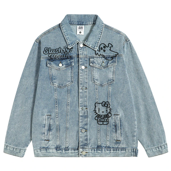 streetwear - fit premium b169b4 high unisex design graphic-printed-blue-denim-jacket-men-harajuku-hip-hop-streetwear-oversized-jeans-jacket-coat-man-fashion-loose-casual-jacket oversized essential everyday fashion hop urban print casual style graphic material image hip wear style quality streetwear design ID c8691
