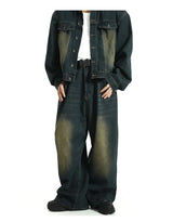 mens high street oversize pants casual harajuku retro washed zipper straight trousers hip hop fashion streetwear baggy joggers unique joggers style 2009