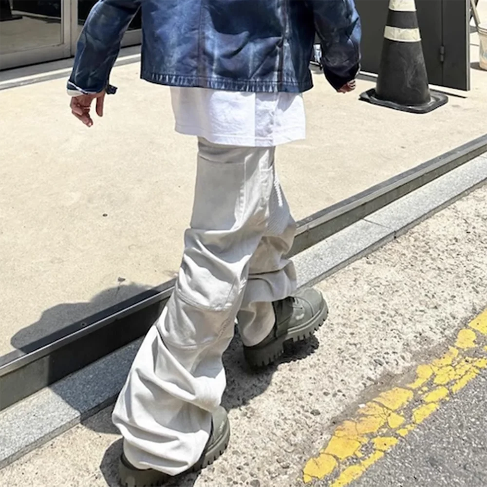 dirty dyed patchwork wide leg baggy jeans for men and women straight y2k ropa hombre denim trousers oversized casual cargo pants 1 unique cargo style 1279
