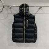 New 2023 Luxury Men Classic Kanye West Rick 4 Holes Hood Coats & Jackets / Down Coats Vest Cotton Thicken Warm Winter #672