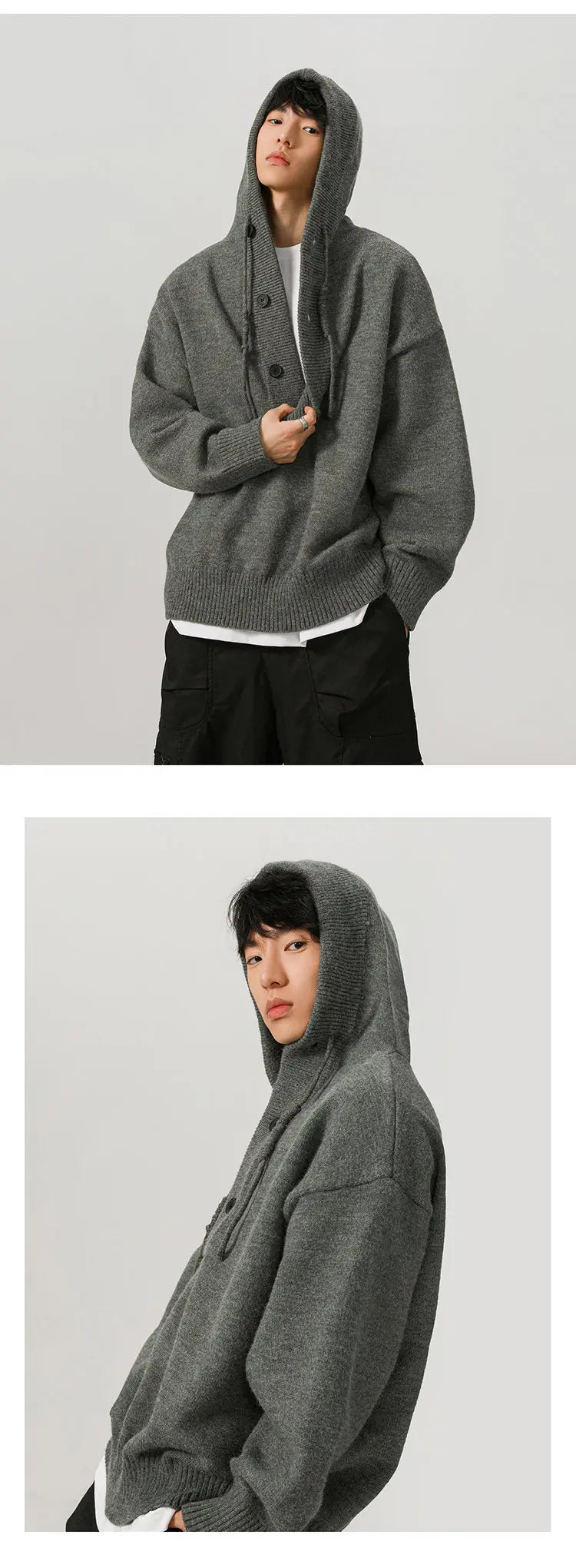 varsity graphic knit, unisex street look, trendy streetwear apparel for men and women