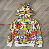 Towel Embroidered Cartoon Camouflage Glo Gang The Glory Full Zip Hoodi