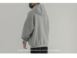 Fashionable Korean Personalized Hooded Sweatshirt Men's Letter Autumn and Winter Tops Japanese Casual Loose Pullover Jacket Tops