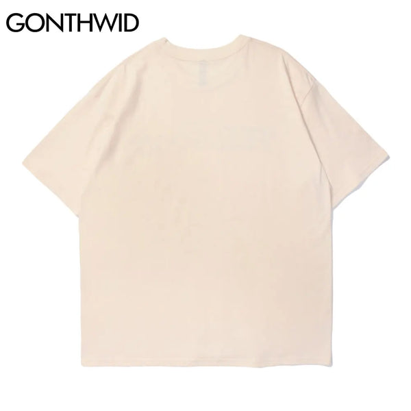 Harajuku Oversized Shirt – Gonthwid Short Sleeve Tees Harajuku Streetwear Toy Bear Shop – Urban Streetwear for Men & Women