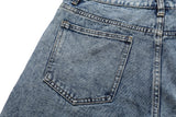 hip hop loose denim shorts pants fashion patchwork stars half pant men summer casual zipper streetwear short joggers men shorts unique joggers style 2835