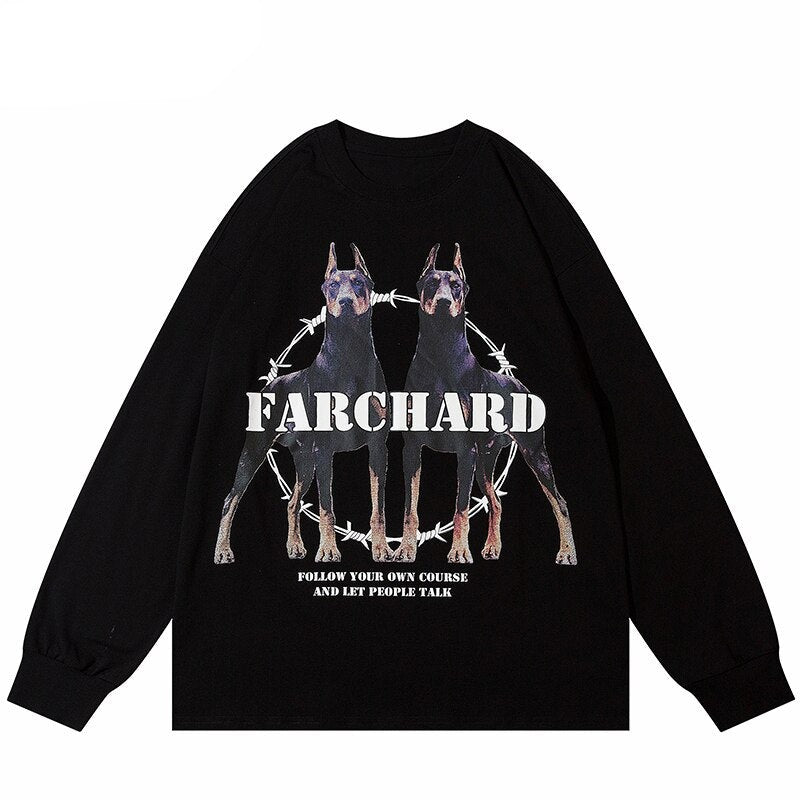"Far Fetched" Unisex Men Women Streetwear Graphic Sweatshirt Daulet Apparel