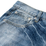 mens fashion ripped jeans blue distressed flared denim pants baggy jeans trousers male luxury designer jeans urban skinny jeans