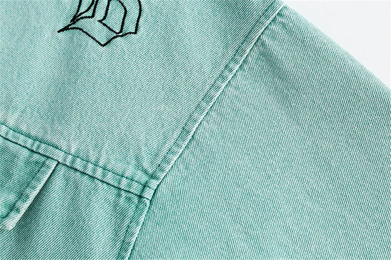 Quilted vintage oversized fleece streetwear windbreaker