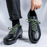 Vintage Casual Leather Shoes Men Women Streetwear Fashion Lightweight Commute Business Leather Derby Shoes