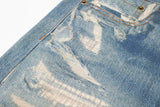 streetwear ripped hole patch baggy y2k jeans for men washed pantalones hombre straight casual denim trousers oversized unique jeans style 5937