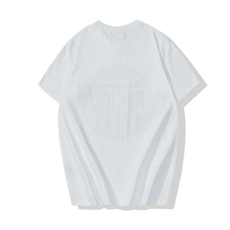 Skatercore Oversized shirt – Amekaji Vintage Mens T Shirt 2022 Spring Summer New Motorcyc