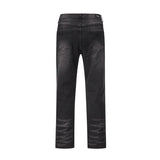 distressed hole ripped washed jeans pants for men straight retro streetwear baggy denim trousers frayed casual hip hop jean ripped baggy denim