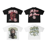 Streetwear Oversized Tee – Heartbreaker Flame Y2K Aesthetic