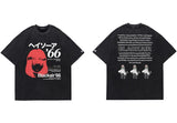 Sadcore Streetwear – 2023 Hip Hop Washed Black T Shirt Oversized Men Streetwear J – Edgy Streetwear for All Genders