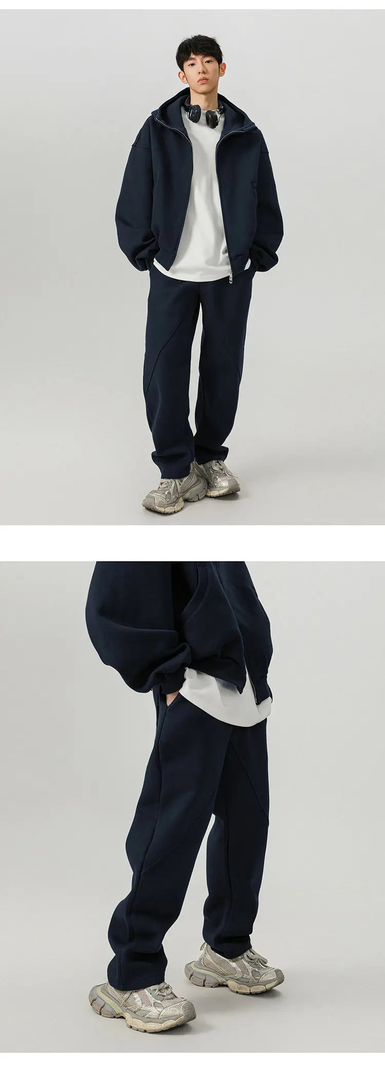 men sport sets hood coat pant streetwear loose casual hoody short sweatshirt jacket trouser women hoodie sweatpant tracksuit unique joggers style 2915