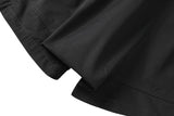 high street zipper pockets vibe style baggy drawstring summer shorts for men straight loose casual knee length pants oversized unique shorts style 4639
