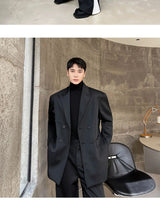 flare pants men vintage fashion casual bell bottom trousers male streetwear net celebrity long pants stage costume unique default style 2785