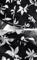 New 2021 luxury Men Classic Hibiscus Flowers Fashion 50% Silk Casual Shirts Shirt high quality Pocket Short sleeves #A48