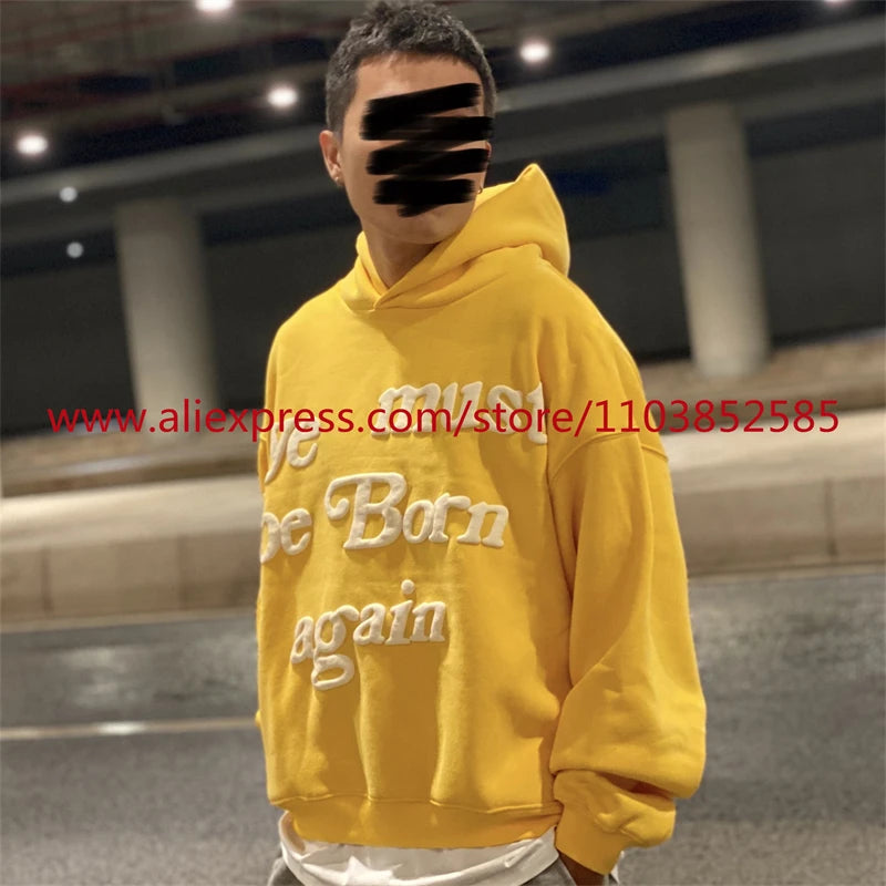 Autumn Winter New 2024 Vintage American Long Sleeved Hoodie Mens Heavy