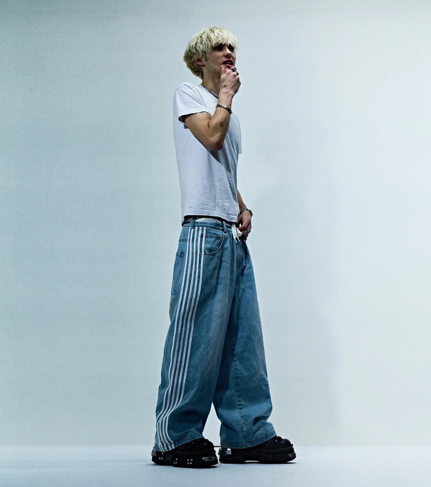 simplicity vintage baggy black jeans denim gym 2024 new pants mens womens harajuku casual pants y2k new high waist men clothing unique jeans style 4965